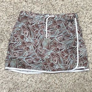 🌻 Athleta skort skorts tropical  skirt shorts